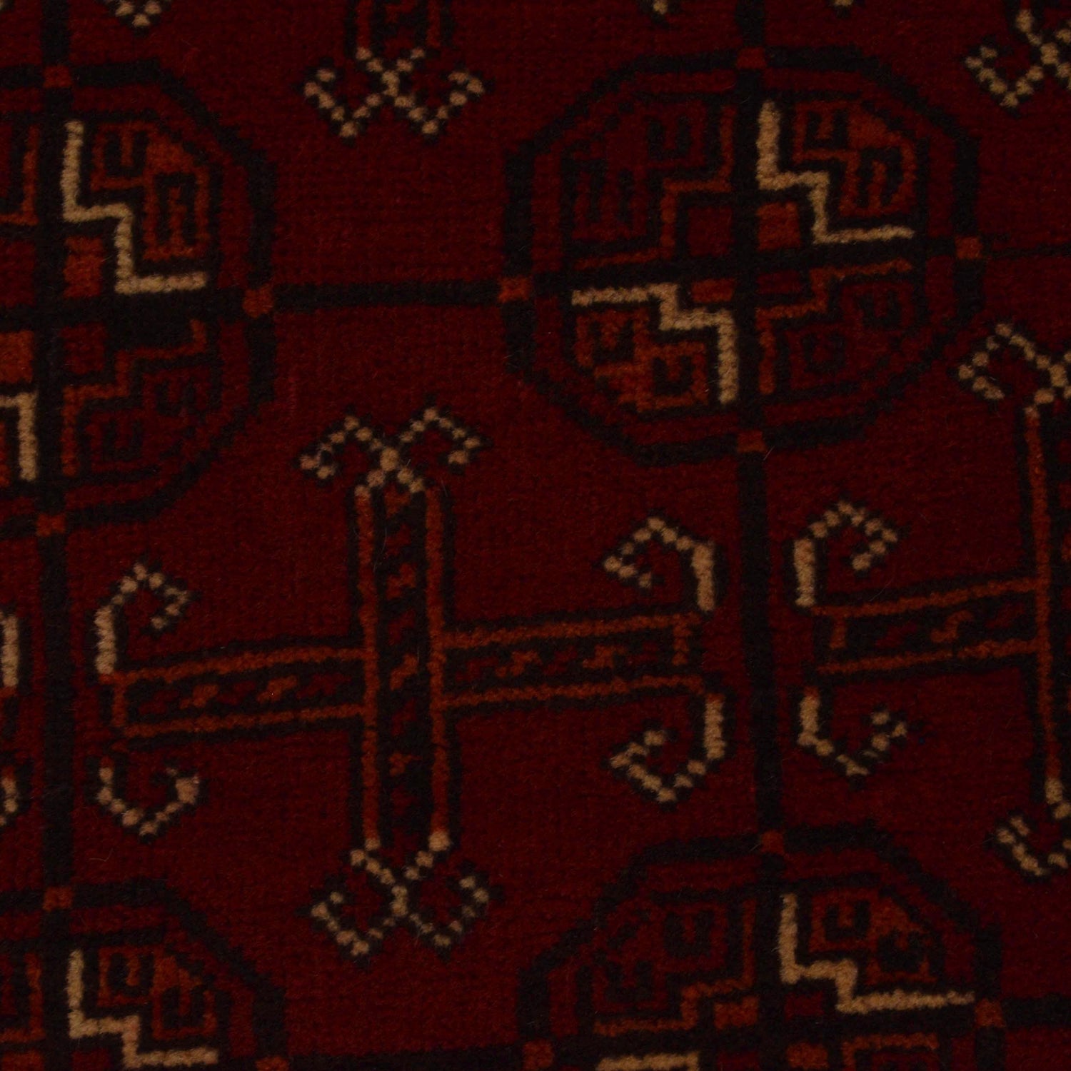 Bokhara Rug Handmade Red Medallion 6' Runner
