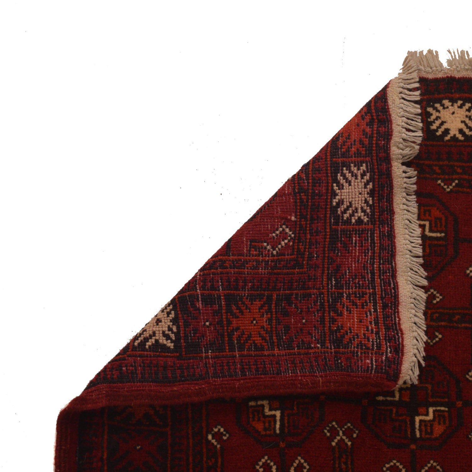 Bokhara Rug Handmade Red Medallion 6' Runner