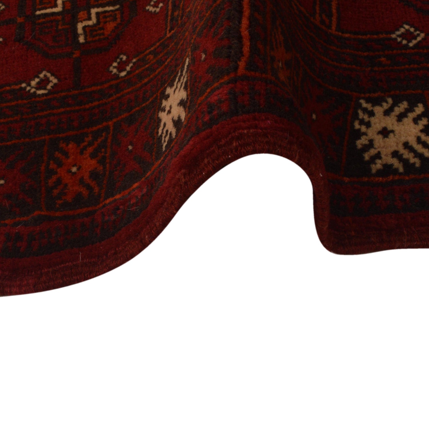 Bokhara Rug Handmade Red Medallion 6' Runner