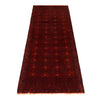 Baluchi Runner Rug Handmade Red 6' Runner