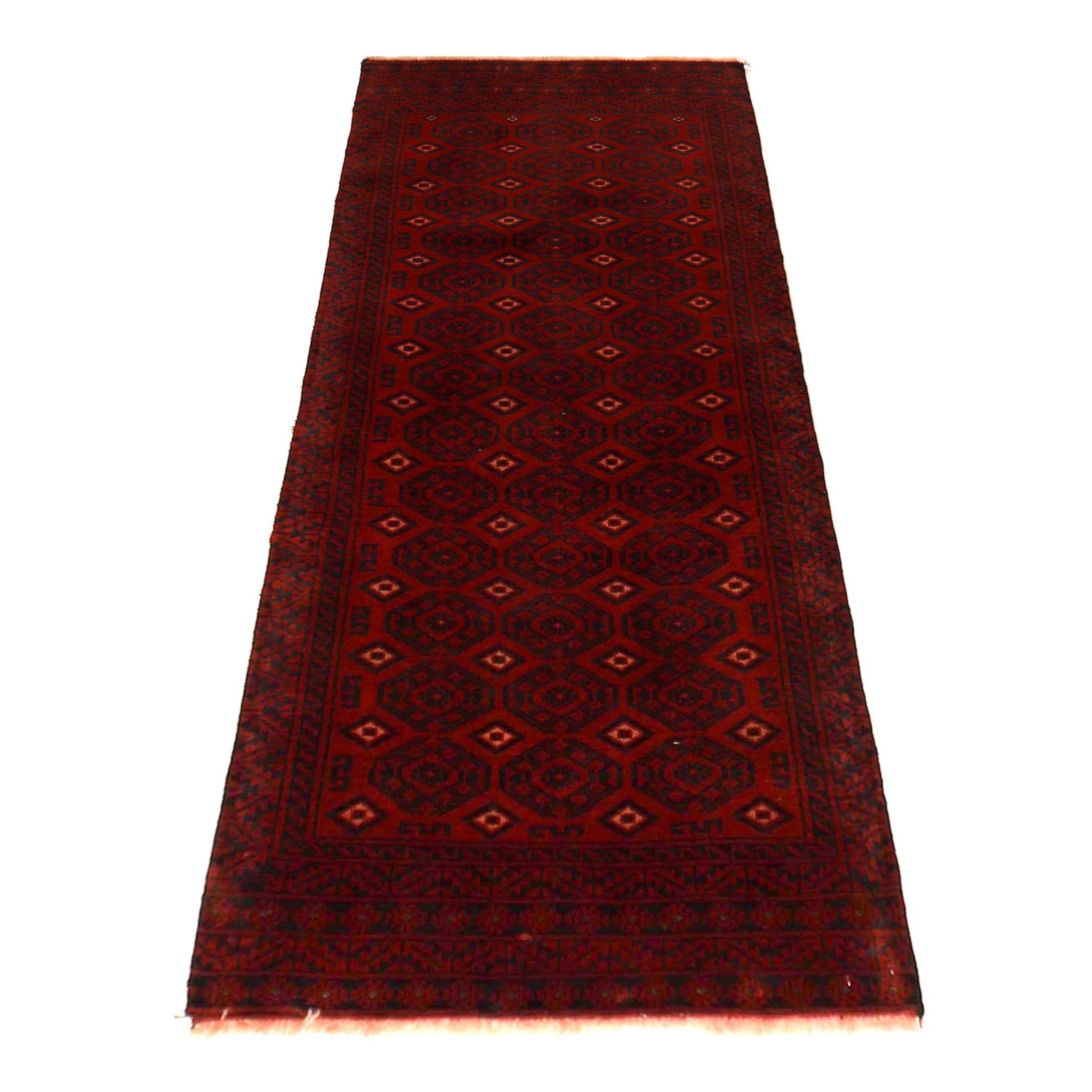 Baluchi Runner Rug Handmade Red 6' Runner