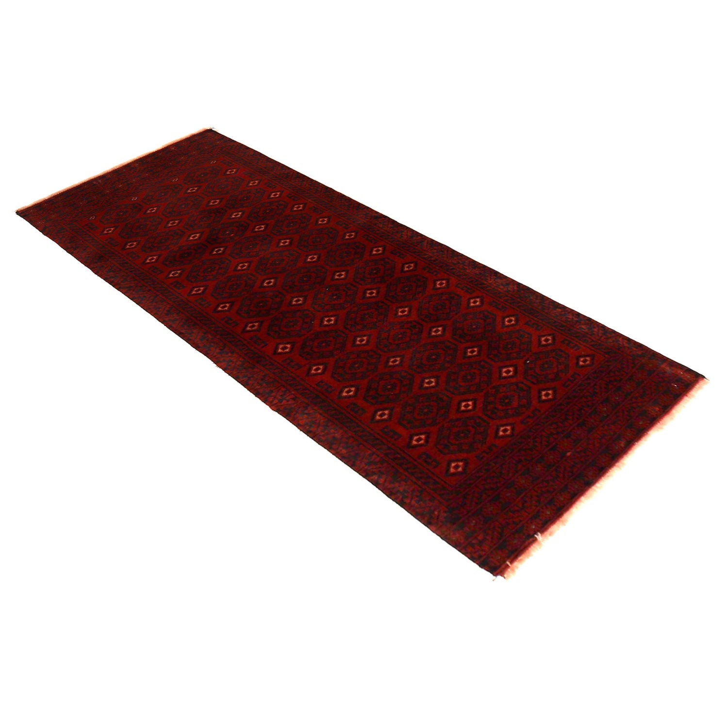 Baluchi Runner Rug Handmade Red 6' Runner