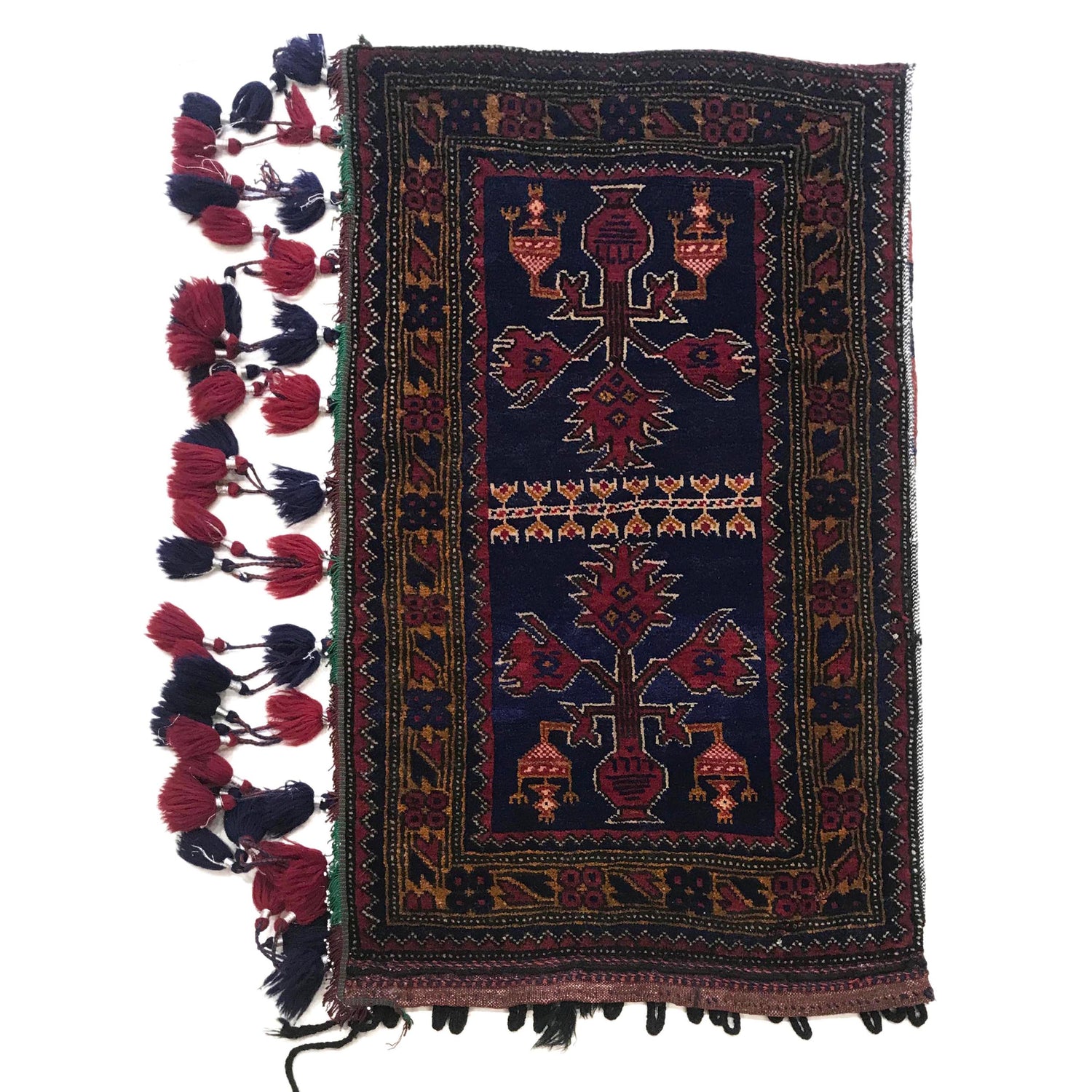 Balisht Area Rug Handmade Multi Geometric 2x3 ft