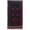 Balisht Area Rug Handmade Multi Geometric 2x3 ft