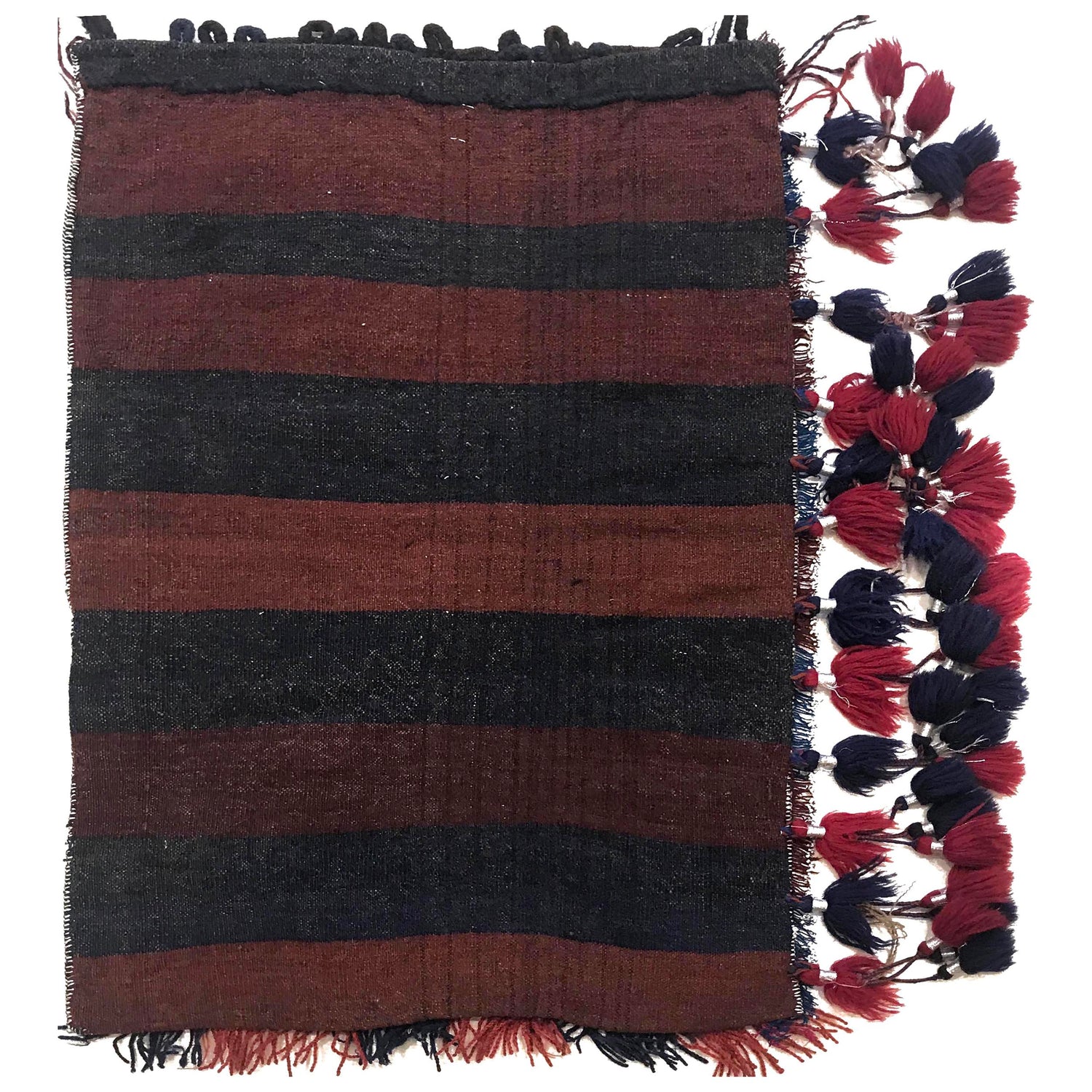 Balisht Area Rug Handmade Red Geometric 2x3 ft