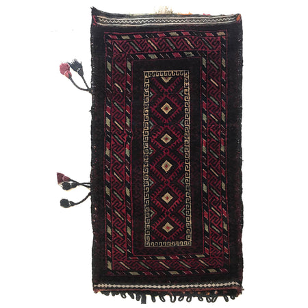 Balisht Area Rug Handmade Multi Geometric 2x3 ft