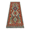 Handmade Multi Kilim Geometric 5' Runner