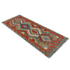 Handmade Multi Kilim Geometric 5' Runner