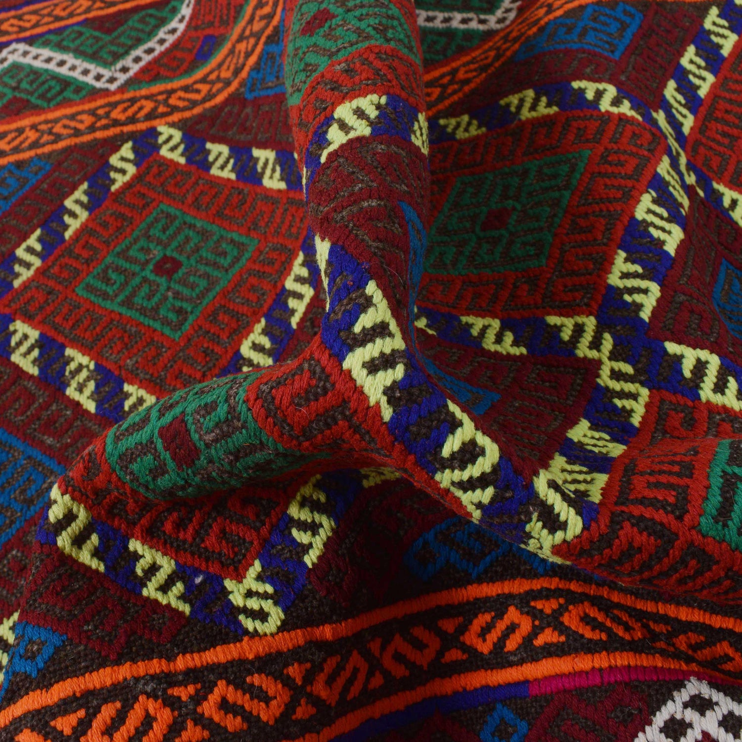 Suzuni Kilim Runner Handmade Multi 8' Runner