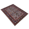 Kazak Rug Handmade Gray Medallion 7x10 ft