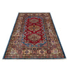 Kazak Rug Handmade Red Medallion 4x6 ft