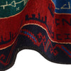 Pictorial Rug Handmade Red Design