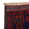 Baluchi Rug Handmade Navy Blue Geometric 3x5 ft