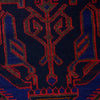Baluchi Rug Handmade Navy Blue Geometric 3x5 ft