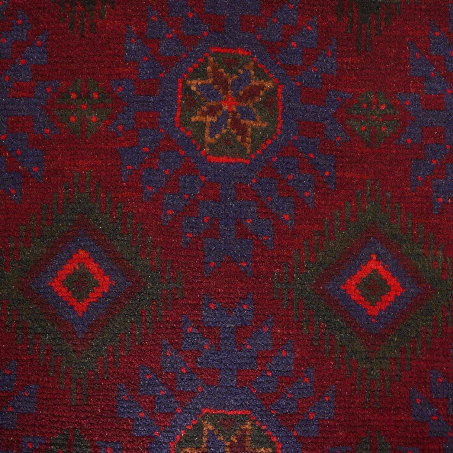 Baluchi Rug Handmade Multi Geometric 3x5 ft