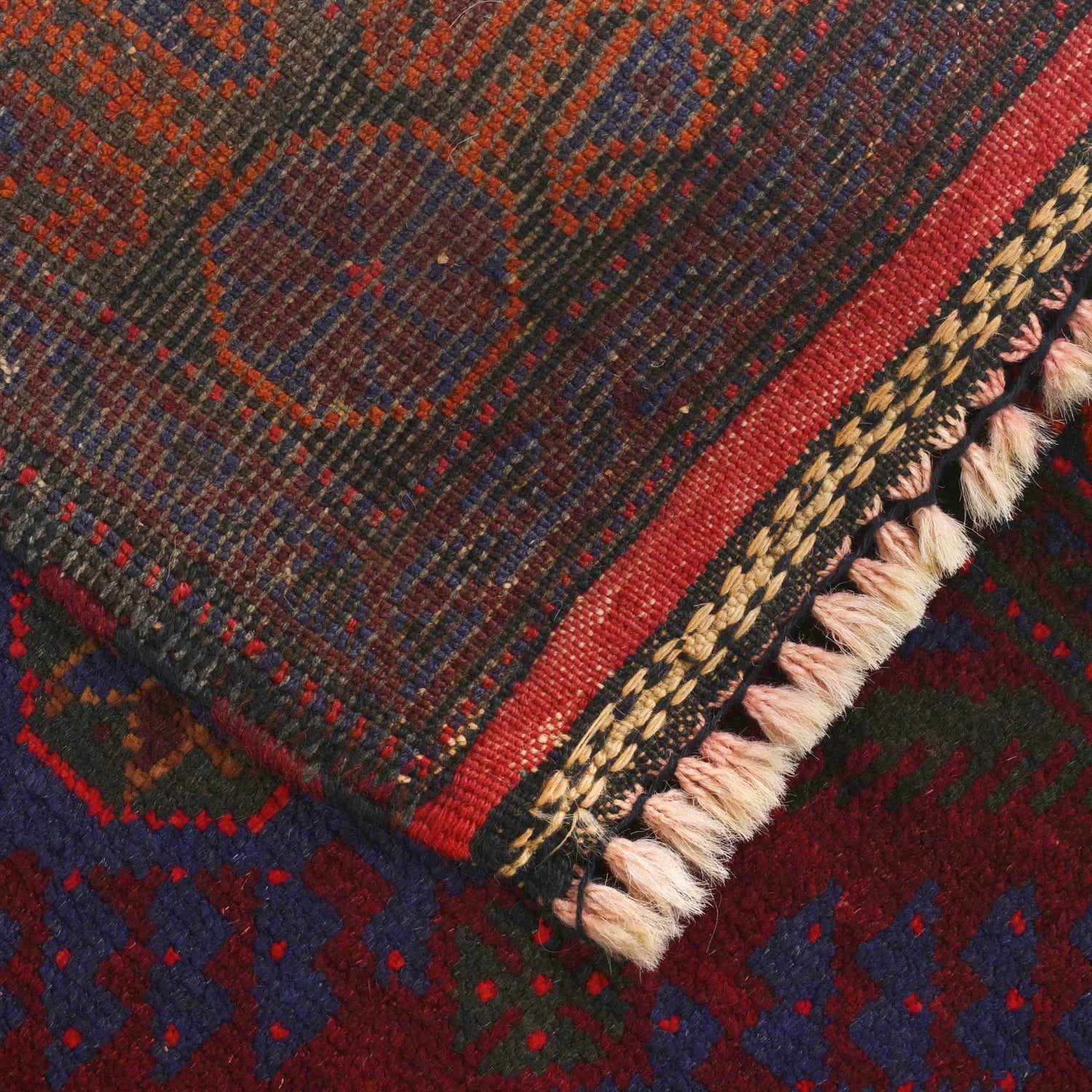 Baluchi Rug Handmade Multi Geometric 3x5 ft