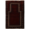 Baluchi Rug Handmade Red Prayer Design 3x5 ft