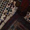 Baluchi Rug Handmade Multi Geometric 3x5 ft