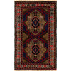 Baluchi Rug Handmade Multi Geometric 3x5 ft