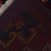 Baluchi Rug Handmade Red Geometric 3x5 ft