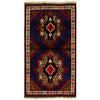 Baluchi Rug Handmade Multi Geometric 3x5 ft