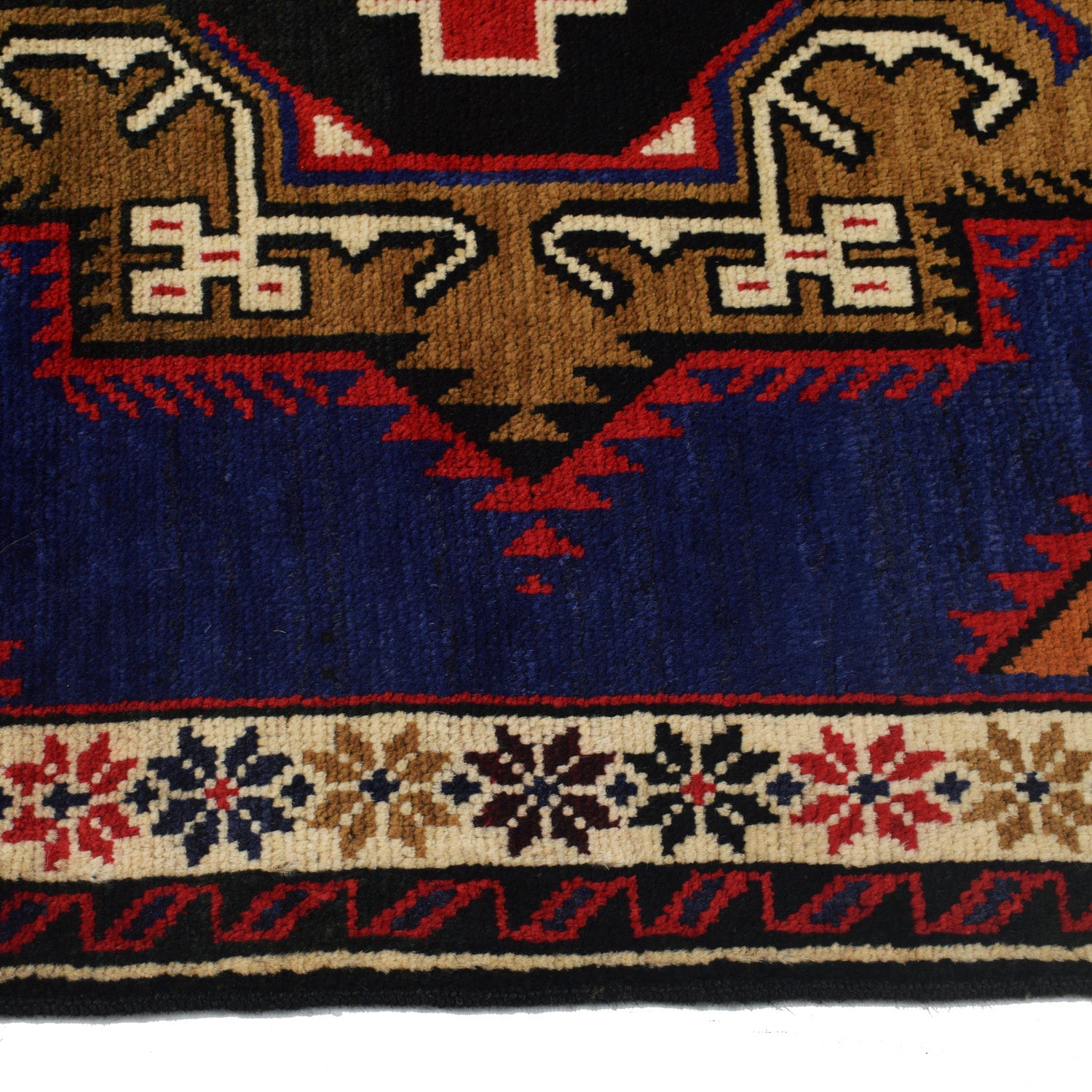 Baluchi Rug Handmade Multi Geometric 3x5 ft