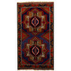 Baluchi Rug Handmade Multi Geometric 3x5 ft