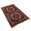 Baluchi Rug Handmade Multi Geometric 3x5 ft