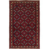 Baluchi Rug Handmade Multi Geometric 3x5 ft
