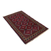 Baluchi Rug Handmade Multi Geometric 3x5 ft