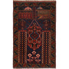 Baluchi Rug Handmade Multi Prayer Design 3x5 ft
