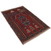 Baluchi Rug Handmade Red Prayer Design 3x5 ft