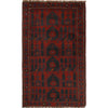 Baluchi Rug Handmade Red Prayer Design 3x5 ft