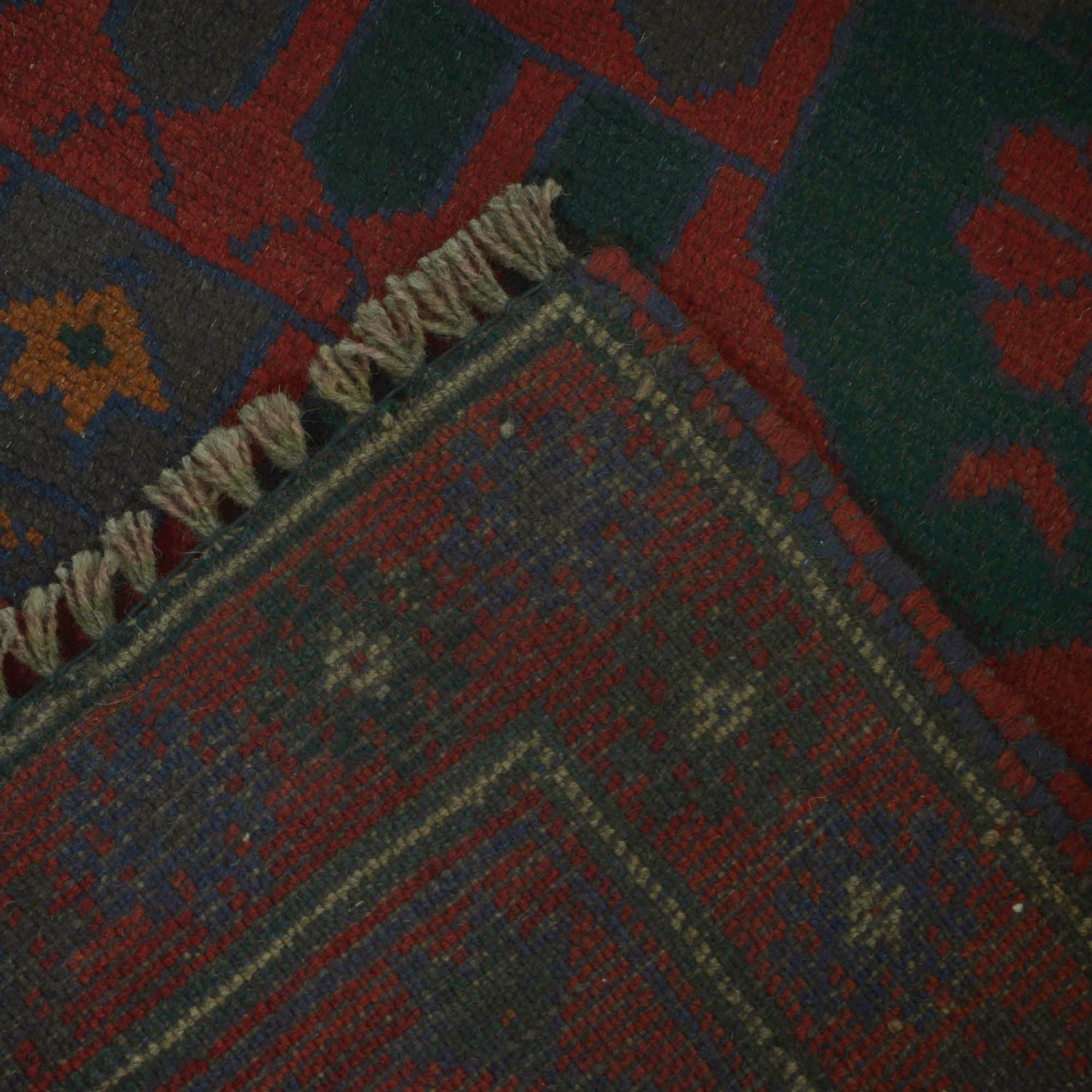 Baluchi Rug Handmade Red Prayer Design 3x5 ft