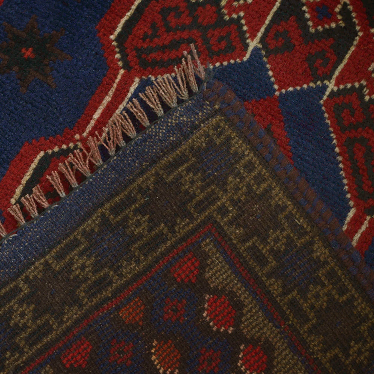 Baluchi Rug Handmade Multi Prayer Design 3x5 ft
