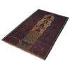 Baluchi Rug Handmade Multi Prayer Design 3x5 ft