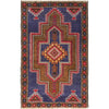 Baluchi Rug Handmade Multi Geometric 3x5 ft