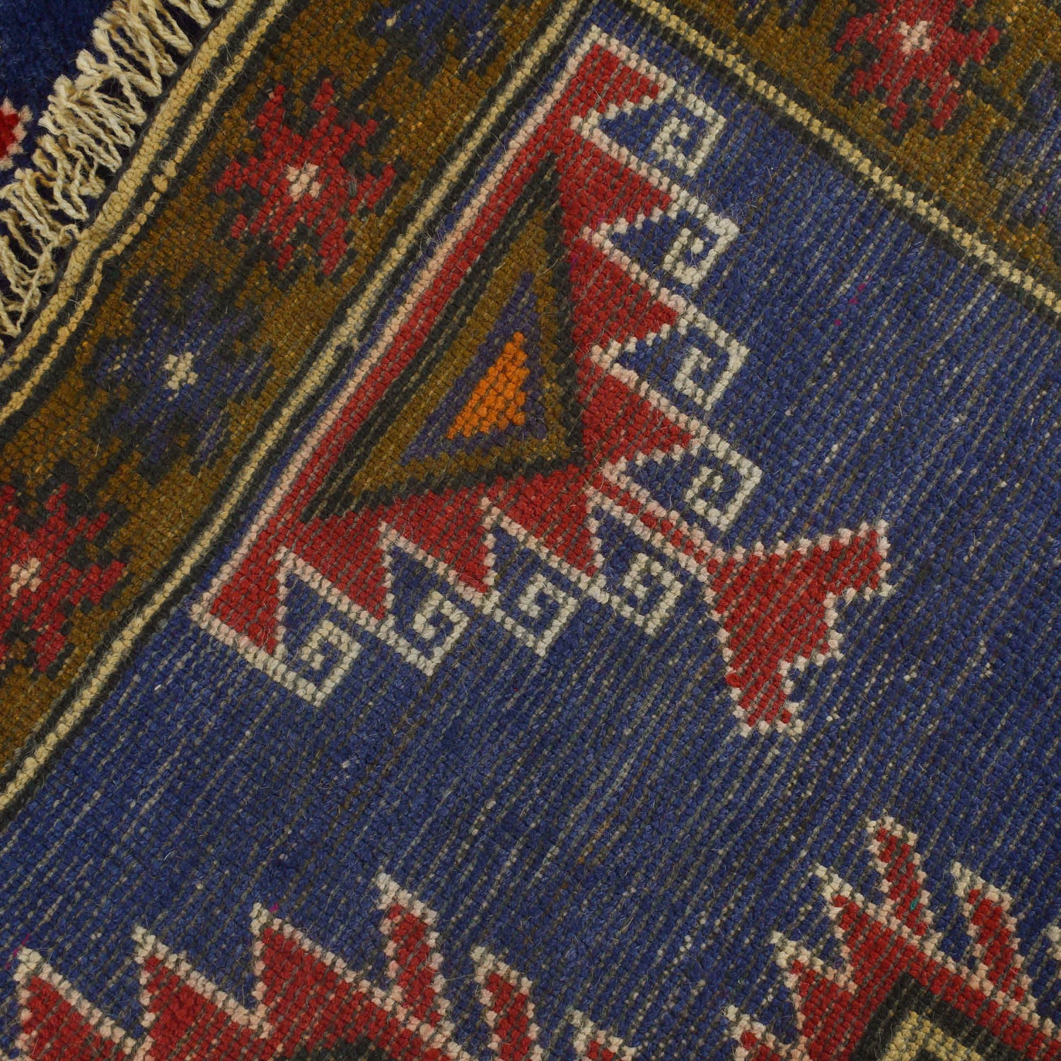 Baluchi Rug Handmade Multi Geometric 3x5 ft