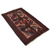 Baluchi Rug Handmade Multi Geometric 3x5 ft