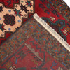 Baluchi Rug Handmade Red Geometric 3x5 ft