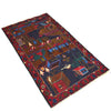 Pictorial Rug Handmade Multi Design