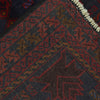 Baluchi Rug Handmade Blue Geometric 3x5 ft