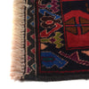 Pictorial Rug Handmade Red Design