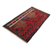Pictorial Rug Handmade Red Design