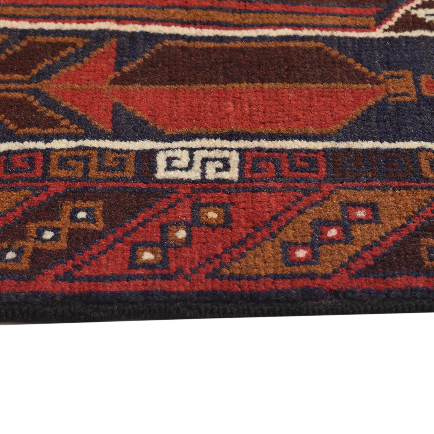 Baluchi Rug Handmade Multi Prayer Design 2x4 ft