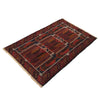 Baluchi Rug Handmade Multi Prayer Design 2x4 ft