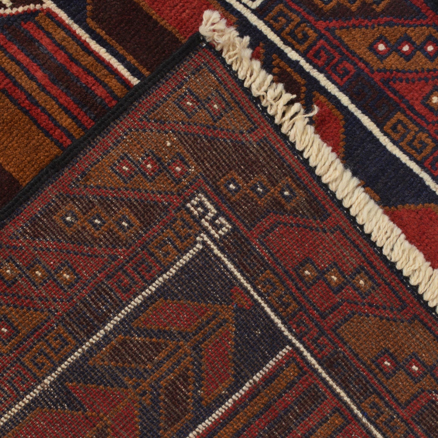 Baluchi Rug Handmade Multi Prayer Design 2x4 ft