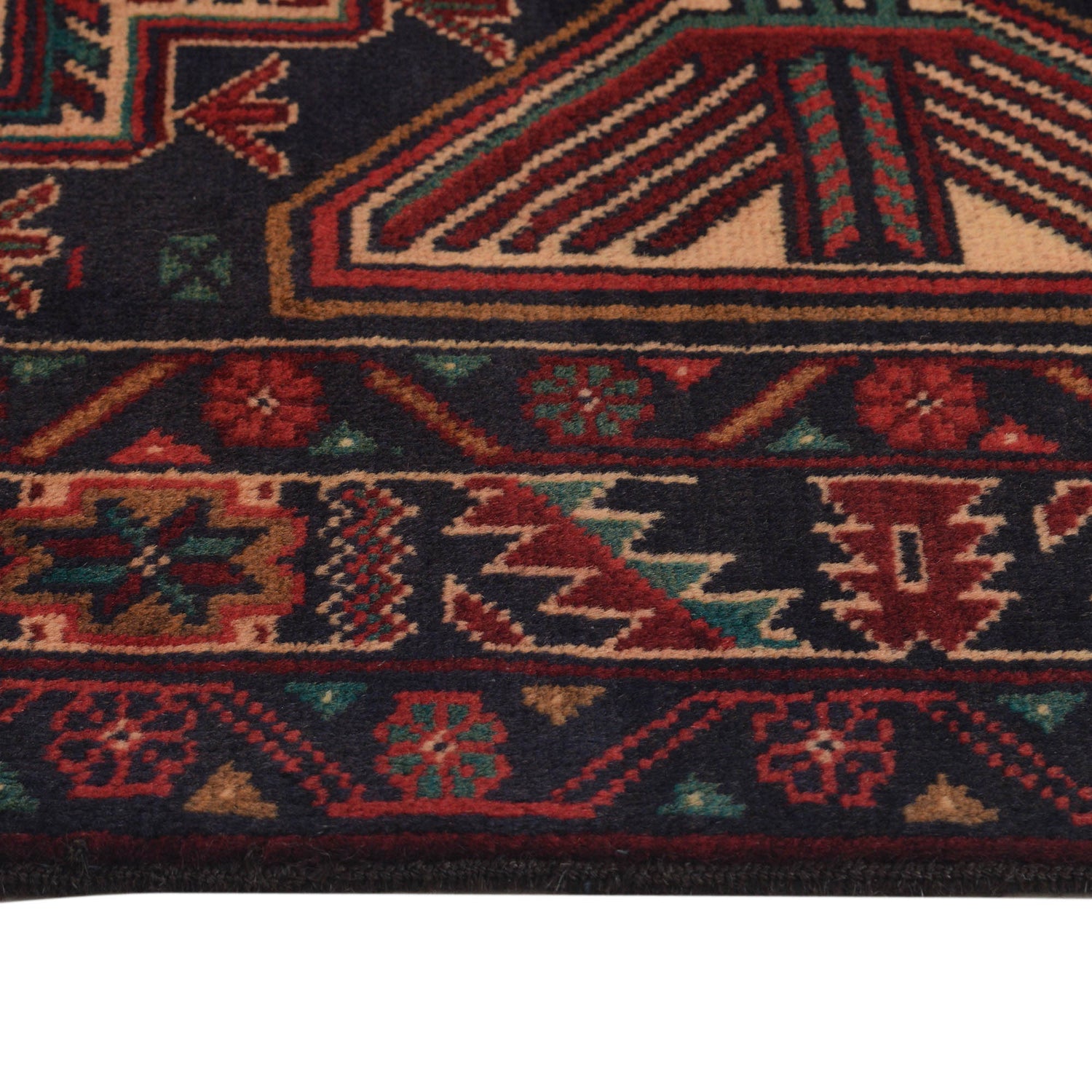 Baluchi Rug Handmade Multi Prayer Design 3x5 ft