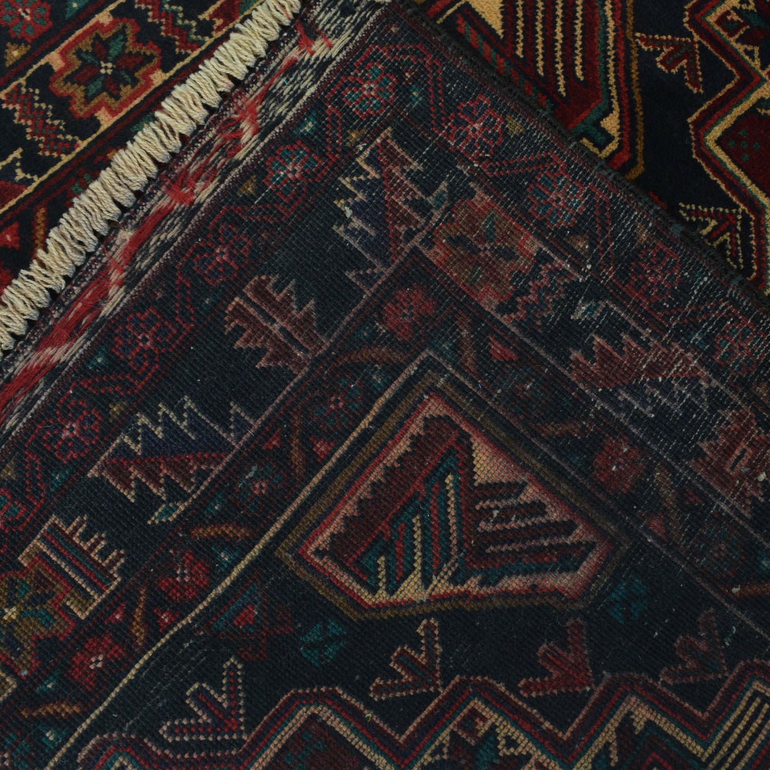 Baluchi Rug Handmade Multi Prayer Design 3x5 ft