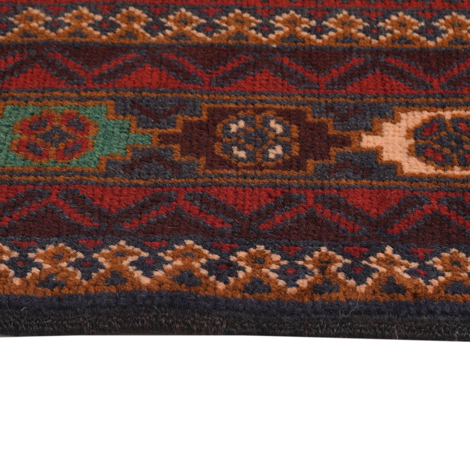 Baluchi Rug Handmade Multi Prayer Design 3x5 ft